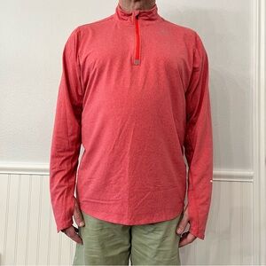 EC. Nike Men’s Dri-Fit Quarter- Zip Long Sleeve Running Top. Size Large.